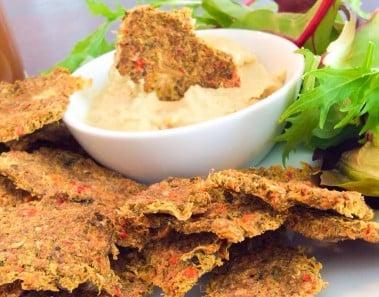Vegetable Crackers Recipe – Vegan, Gluten-Free, Raw