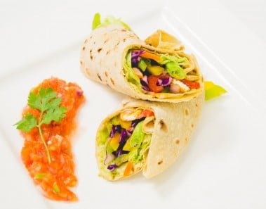 Vegetable Wrap Recipe – Using Leftover Rotis – Easy, Healthy Kids Lunch Box Recipes