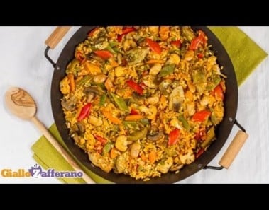 Vegetarian paella – recipe