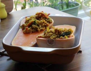 Vegetarian Recipes – How to Make Stuffed Butternut Squash