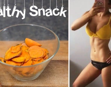 Weight loss healthy snack Sweet Potato Chip recipe