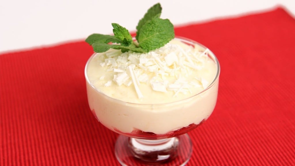 White Chocolate Mousse Recipe Laura Vitale Laura in the Kitchen Episode 720 Recipe Flow