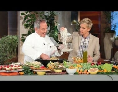 Wolfgang Puck Cooks Eggplant with Ellen