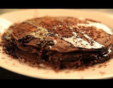 2 Minute Recipes || Triple Decker Chocolate Pancakes