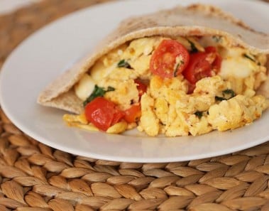 3 Delicious Breakfast Pitas