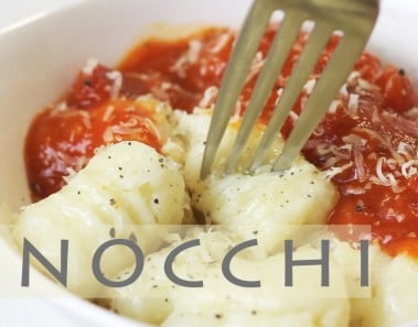 3-Ingredient Potato Gnocchi Pasta Recipe 뇨끼 만들기