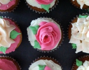 Ann’s NEW easy buttercream roses flower cupcakes pt1 how to cook that ann reardon
