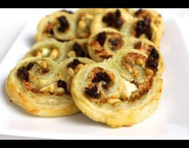 {Appetizer Recipe} How to Make Palmiers or Savory Elephant Ears by CookingForBimbos.com