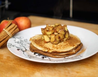 Apple And Cinnamon Protein Pancakes Recipe for Pancake Day