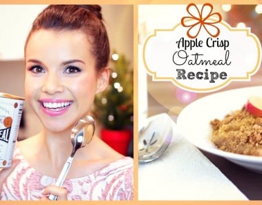 Apple Crisp Oatmeal Recipe ❄ #DIYDecember Day 4