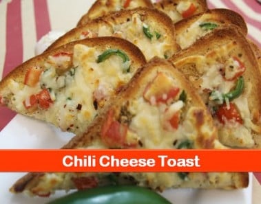 Baked veg chilli cheese on toast/easy breakfast recipe/Indian evening snacks recipes-let’s be foodie