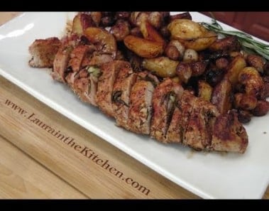 Balsamic Rosemary Pork Tenderloin Recipe – by Laura Vitale – Laura in the Kitchen Episode 116