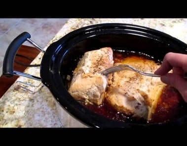 BBQ Crockpot Pork Loin