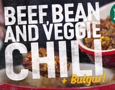 Beef, Bean and Veggie Chili + Bulgur | Recipes | Whole Food Markets