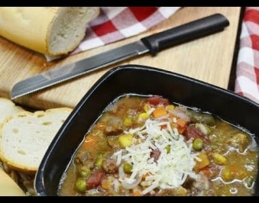 Beef Minestrone Slow Cooker Recipe – Easy Crockpot Stew | RadaCutlery.com