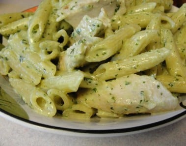 Chicken Basil Pesto Pasta