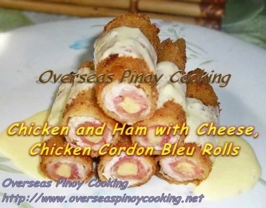 Chicken Cordon Bleu Rolls