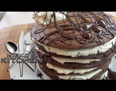CHOCOLATE PANCAKE CAKE – Nicko’s Kitchen
