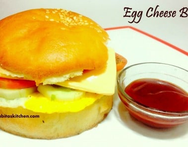 Delicious Egg Cheese Burger-Easy and Quick Recipe of Indian Style Burger-Burger Recipe