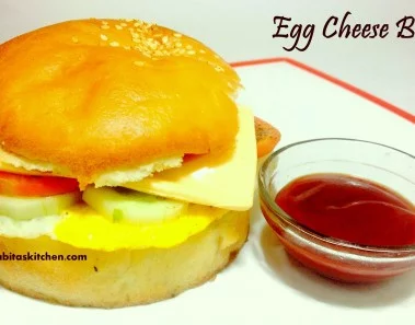 Delicious Egg Cheese Burger-Easy and Quick Recipe of Indian Style Burger-Burger Recipe