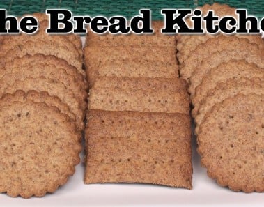 Delicious Homemade Whole Wheat Crackers in The Bread Kitchen