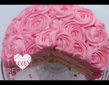 Desserts by Rosie | Vanilla Rose Swirl Cake – I Heart Recipes