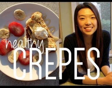 Healthy 5 Ingredient Crepes Recipe!
