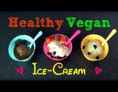 Healthy Low-Calorie Vegan Ice Cream (100% Natural)