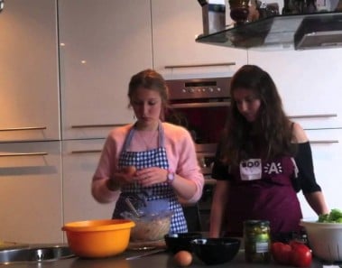 Healthy makeover chickenburger