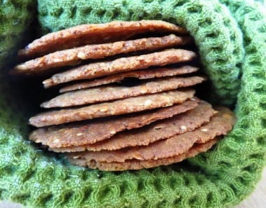 Herbes de Provence Almond Flour Cracker Recipe