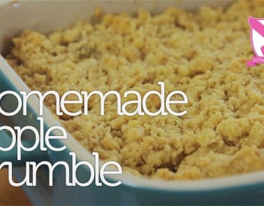 Homemade Apple Crumble Recipe