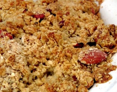 Homemade Peach Crisp – Recipe by Laura Vitale – Laura in the Kitchen Episode  142