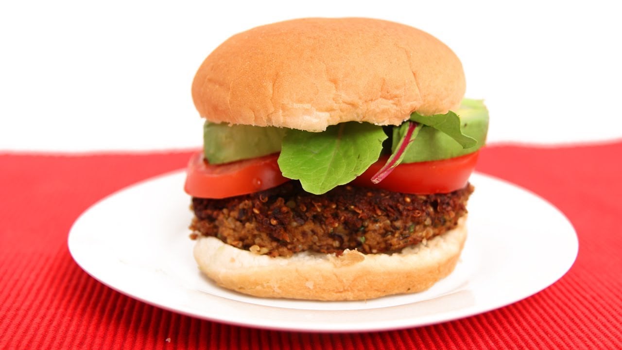 Homemade Veggie Burgers Recipe Laura Vitale Laura in the Kitchen