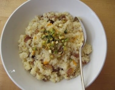 Honeyed Couscous Pudding
