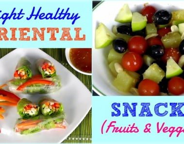 Light Healthy Oriental Snacks (Weight Loss Recipes)