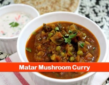 Matar mushroom curry recipe/ mushroom peas curry/ restaurant style matar mushroom-by let’s be foodie