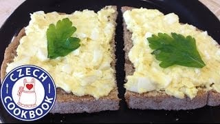 Egg Spread / Dip Recipe - Vajíčková pomazánka - Czech Cookbook
