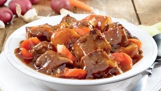 Beef and Bourbon Stew (Slow Cooker Casserole) - RECIPE