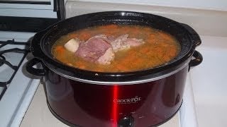Crock-Pot Recipe: Split Pea Soup with a Ham Bone or Some Ham