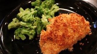 High-Protein Muscle Building Meal:  Healthy Oven-Fried Chicken