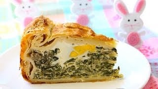 Italian vegetable Easter pie recipe - torta pasqualina