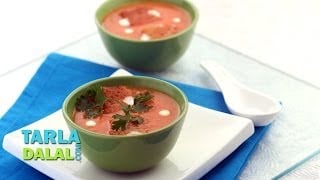 Healthy Tomato Soup (Low Calorie) by Tarla Dalal