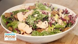 Buttermilk Chicken Caesar Salad Recipe - Everyday Food with Sarah Carey