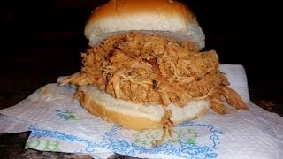Crock-Pot BBQ Pulled Chicken Sandwich: George's BBQ Sauce