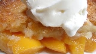 How to make Peach Cobbler - Easy Cooking!