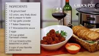Crock-Pot® Slow Cooker Meatball Recipe
