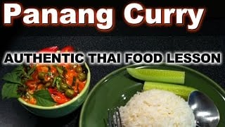 How to Make Panang Curry with Pork - Authentic Thai Recipe - พะแนง - Panang Curry Recipe