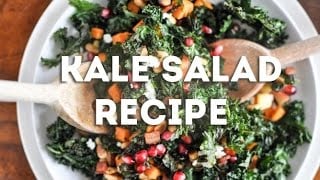 10 Day Detox Diet Recipes - Raw Kale Salad Recipe