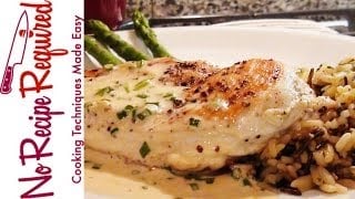 Chicken Breast with Mustard Cream Sauce - NoRecipeRequired.com