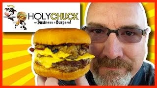 Holy Chuck Burgers - The Holy Chuck Signature Burger, Fries and Chocolate Shake